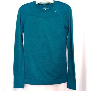 NWOT CRAFT blue athletic shirt size small